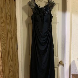 Black evening gown